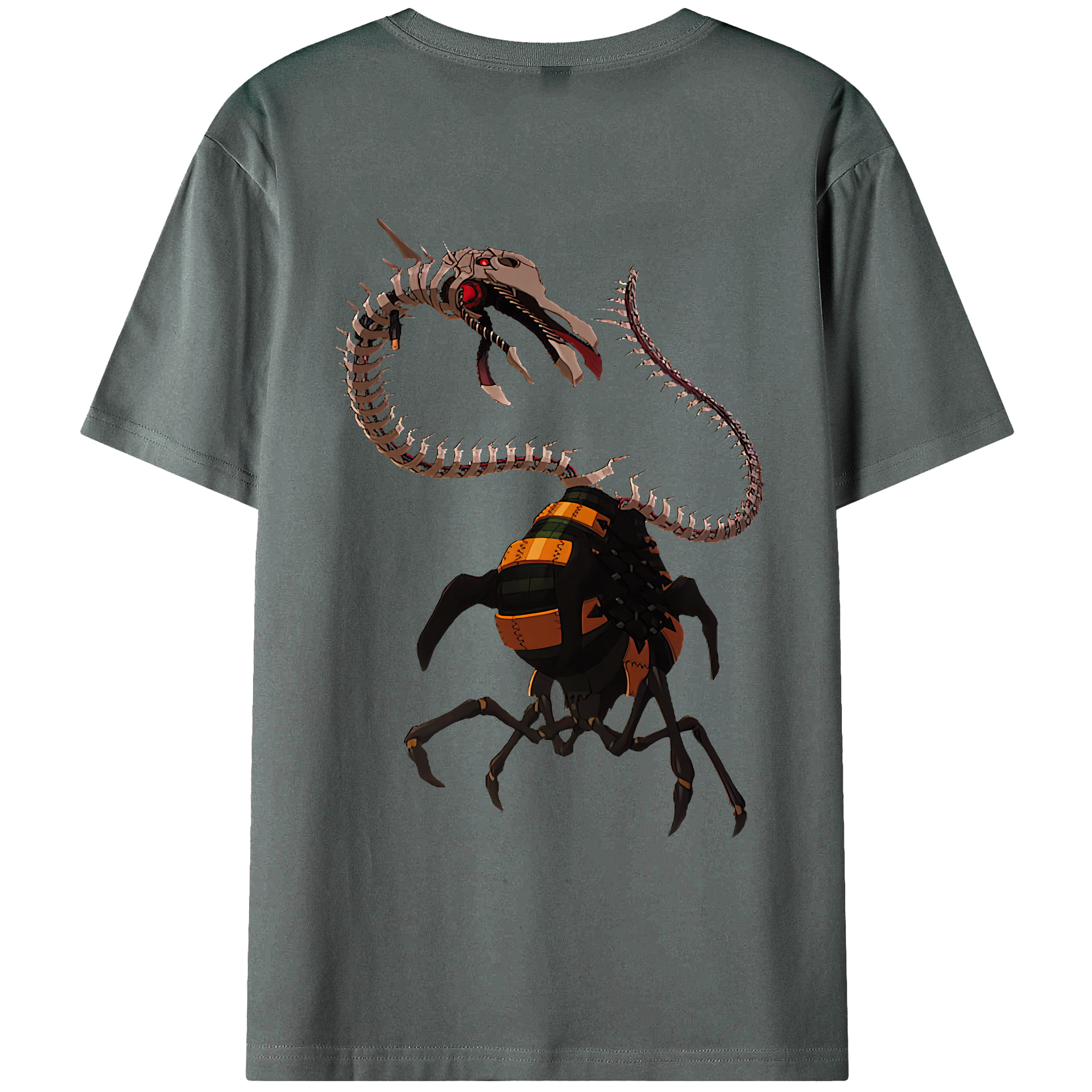 （画像用） EVA 新世紀エヴァンゲリオン 綿100％ メンズ半袖Tシャツ（バックプリント） 通気性